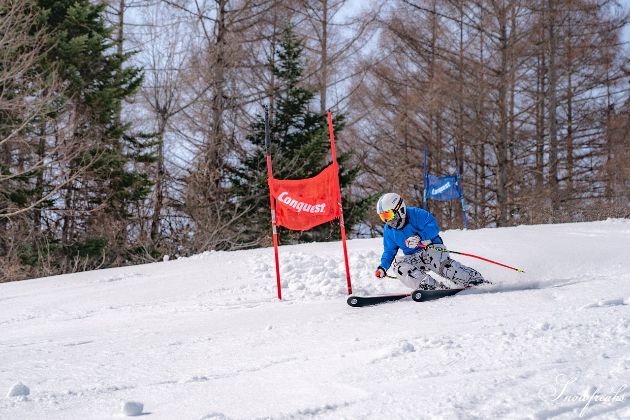 士別市日向スキー場　本当に明日でシーズン終了？！積雪たっぷり春雪セッション(^_-)-☆